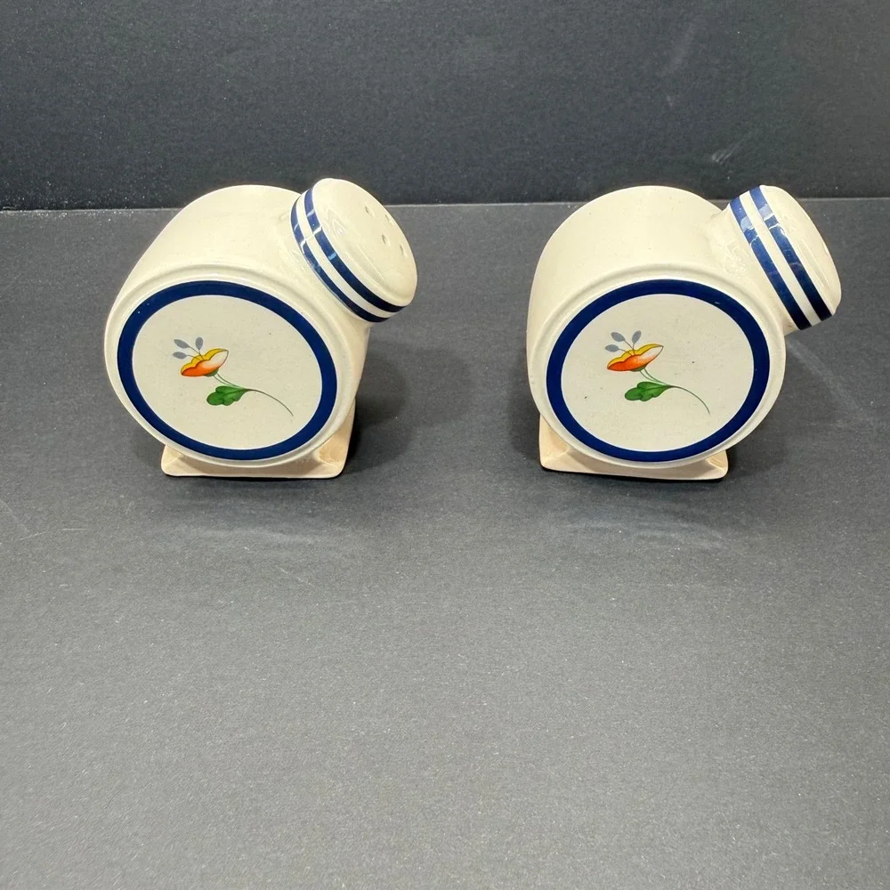 Howard Kaplan French Country Store Clementine Salt and Pepper Shaker Set Ceramic